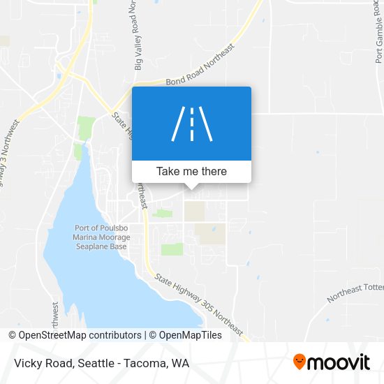 Mapa de Vicky Road