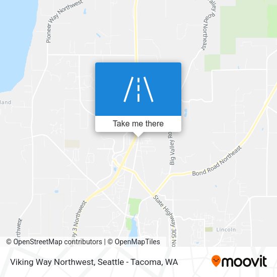 Mapa de Viking Way Northwest