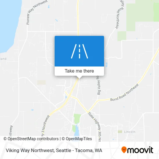 Mapa de Viking Way Northwest