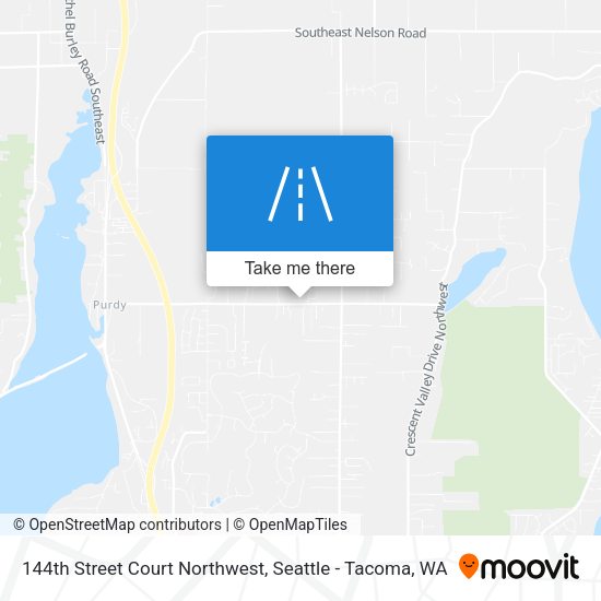 144th Street Court Northwest map