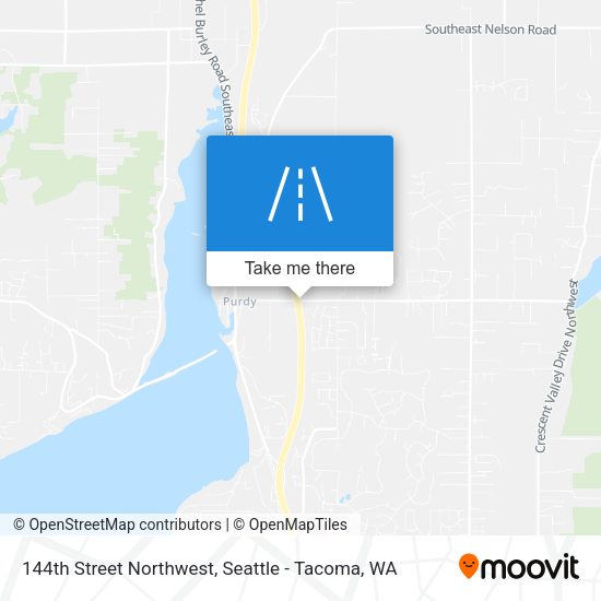 144th Street Northwest map