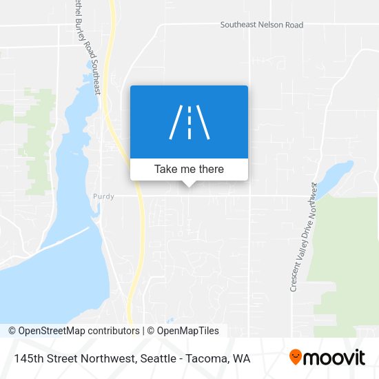 145th Street Northwest map