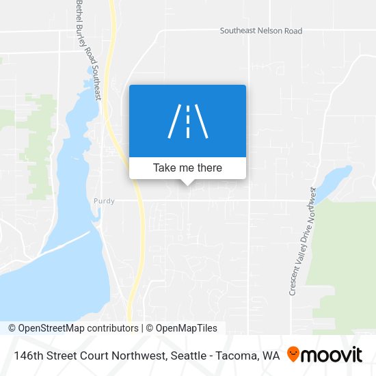 Mapa de 146th Street Court Northwest