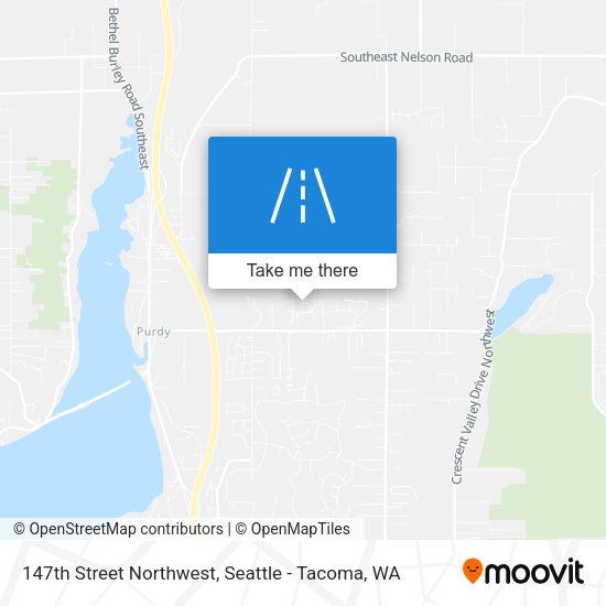 147th Street Northwest map