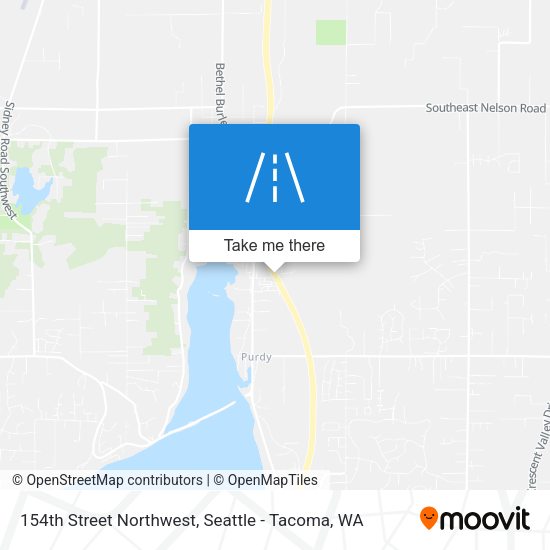Mapa de 154th Street Northwest