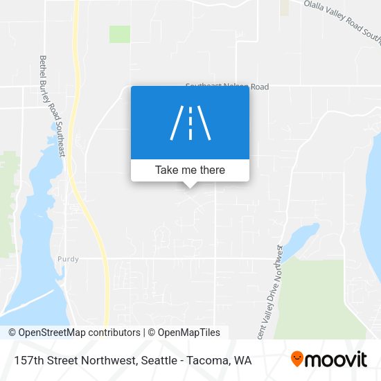 157th Street Northwest map