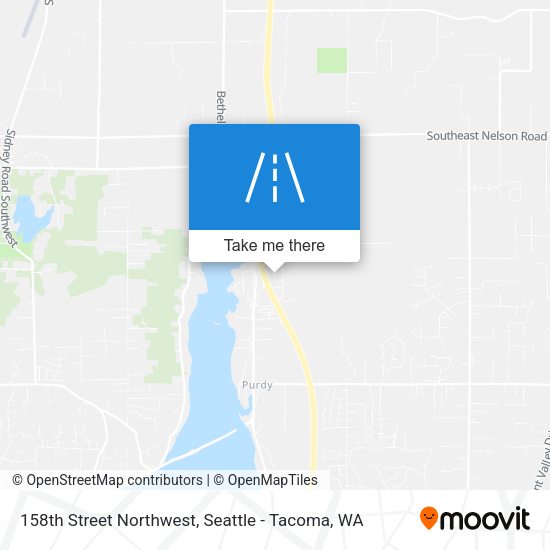 158th Street Northwest map