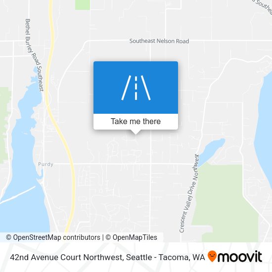 42nd Avenue Court Northwest map