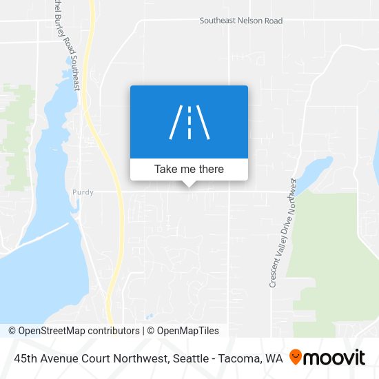 45th Avenue Court Northwest map