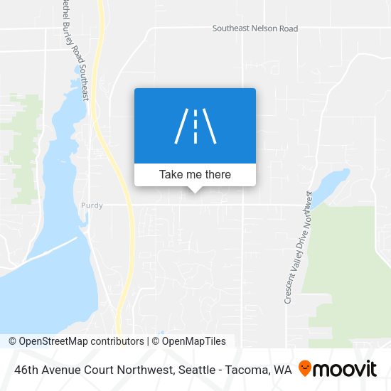 46th Avenue Court Northwest map