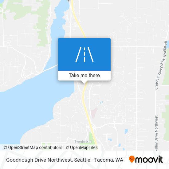 Goodnough Drive Northwest map