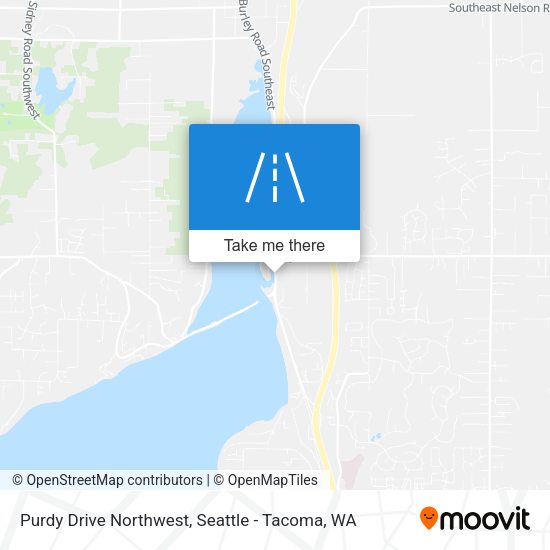 Mapa de Purdy Drive Northwest