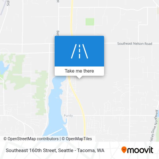 Southeast 160th Street map