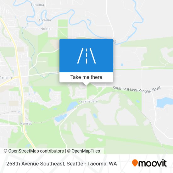 268th Avenue Southeast map