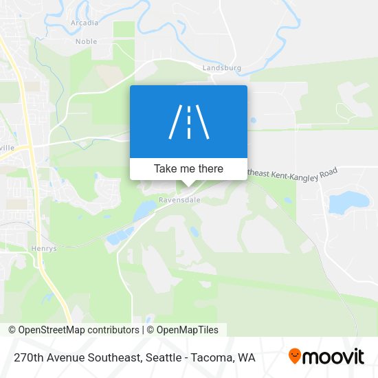 270th Avenue Southeast map