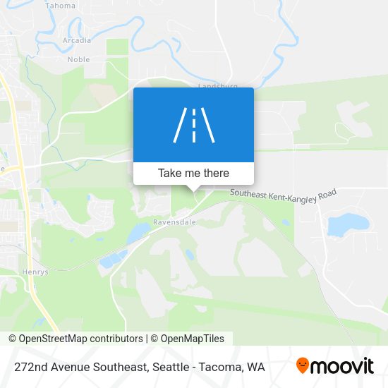 272nd Avenue Southeast map