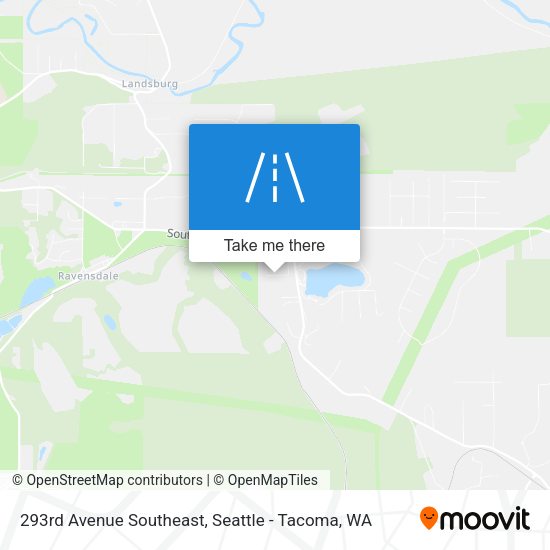 Mapa de 293rd Avenue Southeast