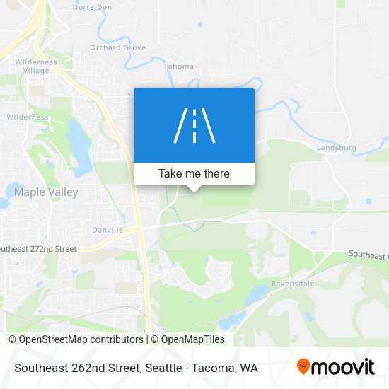Southeast 262nd Street map