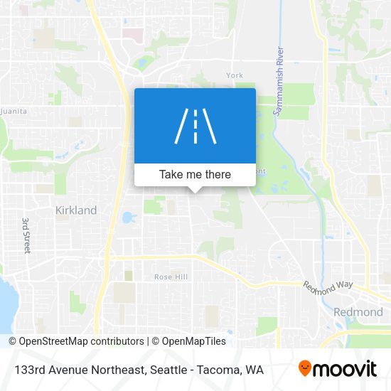 Mapa de 133rd Avenue Northeast