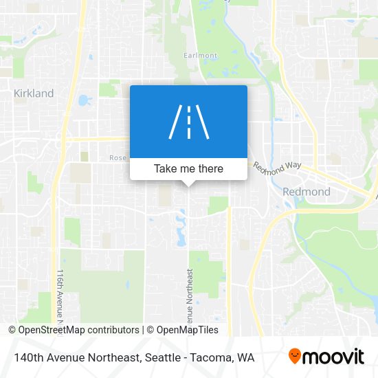 Mapa de 140th Avenue Northeast