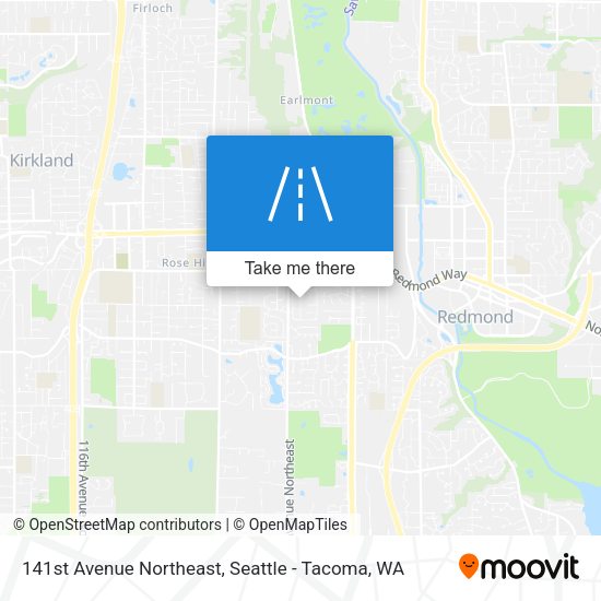 Mapa de 141st Avenue Northeast