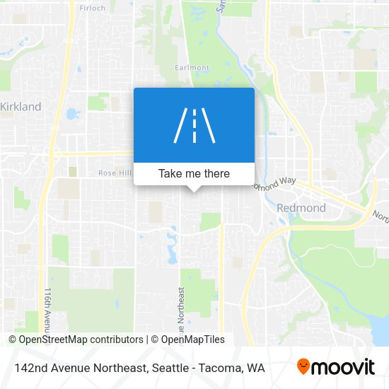Mapa de 142nd Avenue Northeast