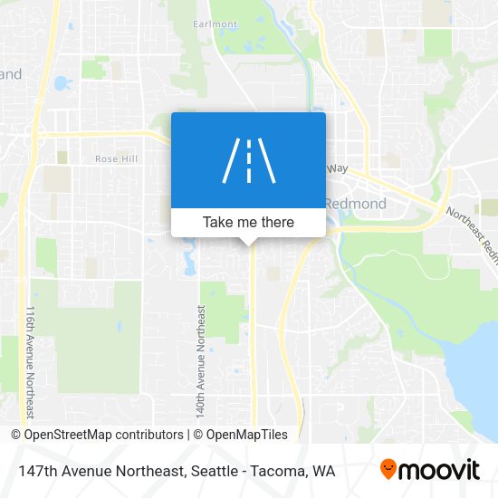 147th Avenue Northeast map