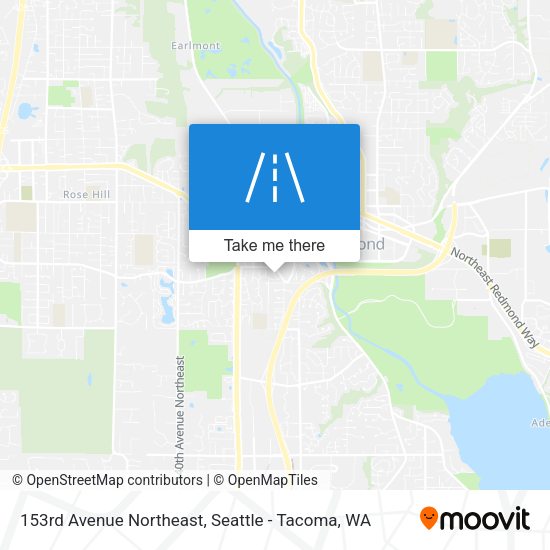 153rd Avenue Northeast map