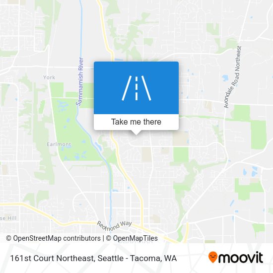 Mapa de 161st Court Northeast
