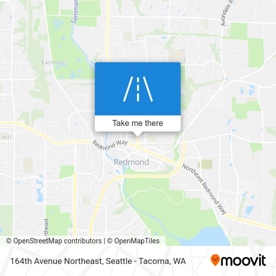 164th Avenue Northeast map