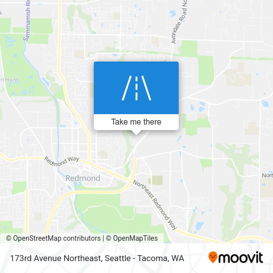 173rd Avenue Northeast map