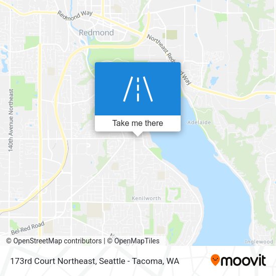 Mapa de 173rd Court Northeast