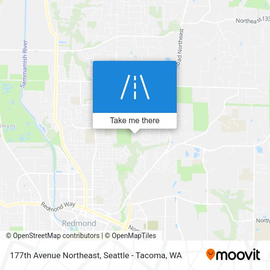 Mapa de 177th Avenue Northeast