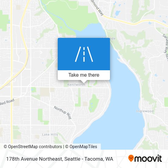 178th Avenue Northeast map