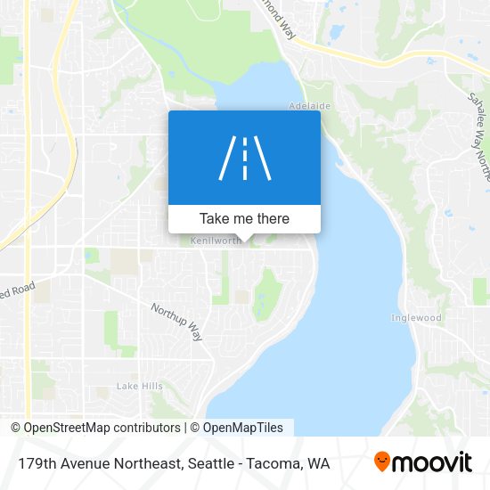 179th Avenue Northeast map