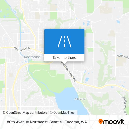 180th Avenue Northeast map