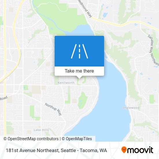 Mapa de 181st Avenue Northeast