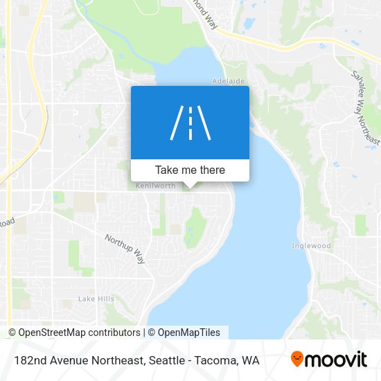 182nd Avenue Northeast map