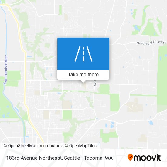 183rd Avenue Northeast map