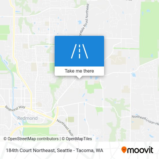 Mapa de 184th Court Northeast