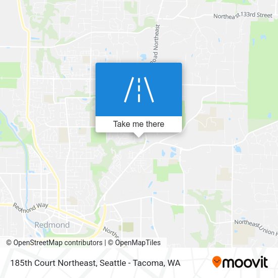 Mapa de 185th Court Northeast