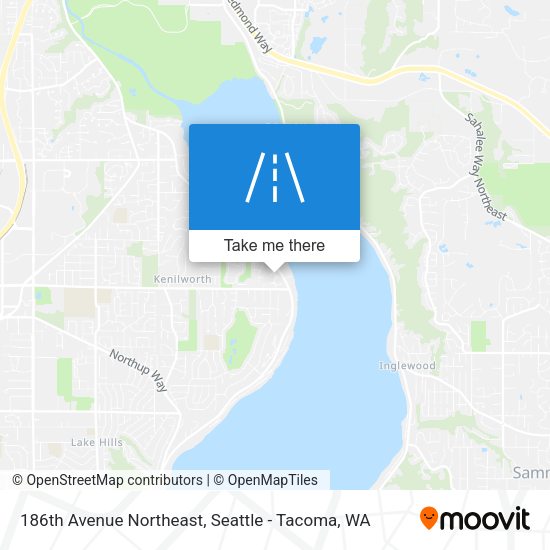 Mapa de 186th Avenue Northeast