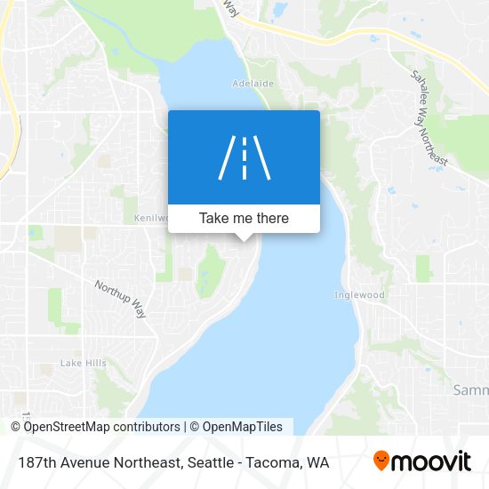 Mapa de 187th Avenue Northeast