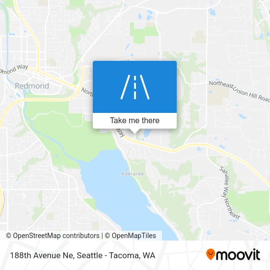 188th Avenue Ne map