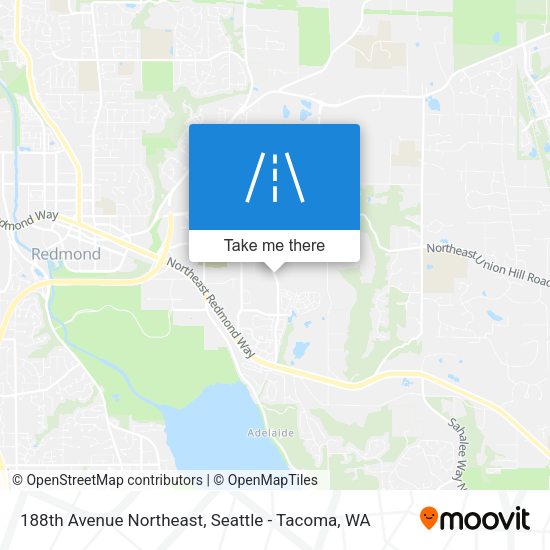 188th Avenue Northeast map