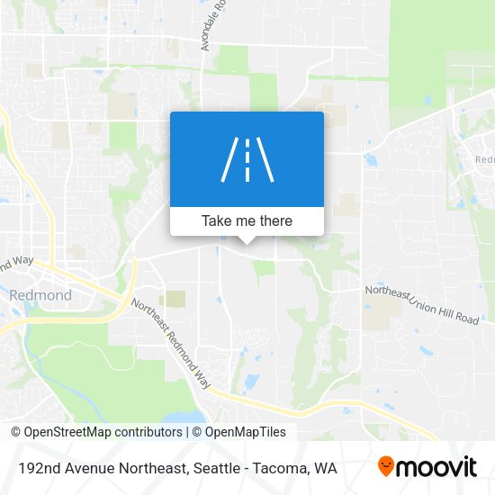 192nd Avenue Northeast map