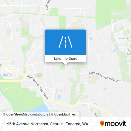 Mapa de 196th Avenue Northeast