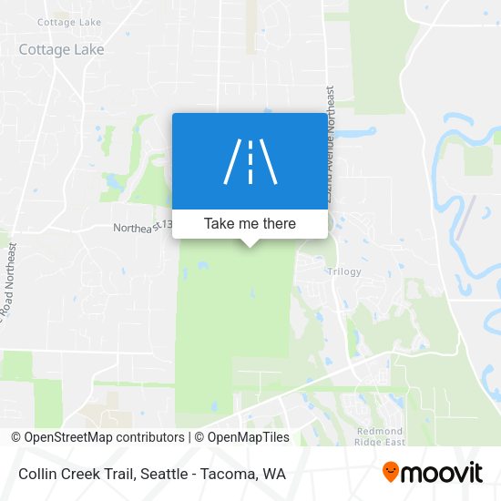 Collin Creek Trail map