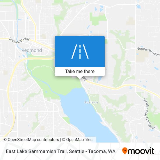 Mapa de East Lake Sammamish Trail