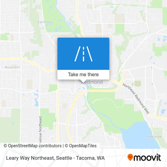 Mapa de Leary Way Northeast